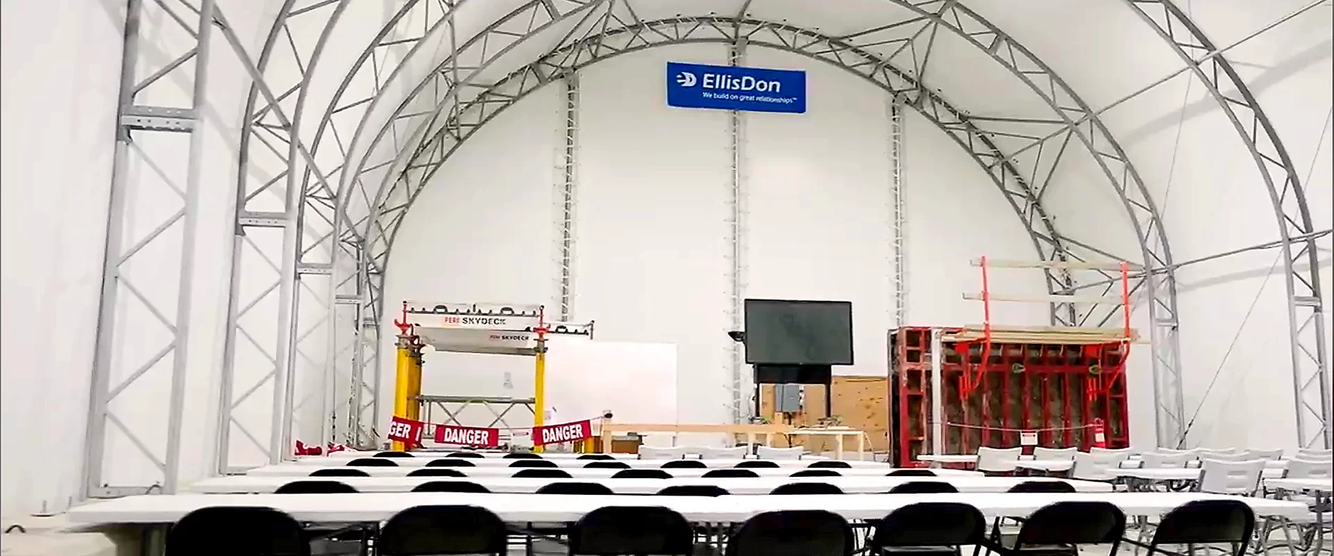 MegaDome training facility at the new Surrey Hospital
