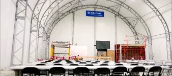 MegaDome training facility at the new Surrey Hospital